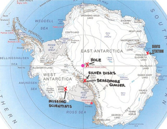 US Navy: Na Jižním pólu se nachází základna mimozemské civilizace